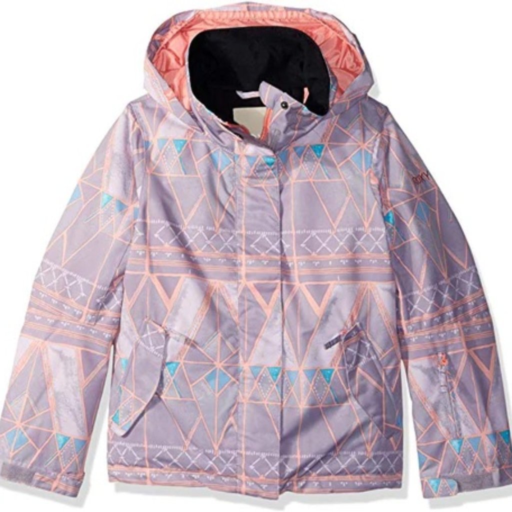 Roxy Jetty Girls Jacket - Miniral Grey New